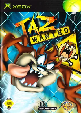 Taz Wanted (USA) box cover front